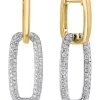 Deals 🌟 3/4 ct. t.w. Diamond Link Earrings in 14K Two-Tone Gold by Effy® ❤️