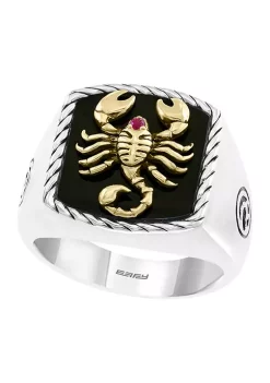 Cheapest ❤️ 5 ct. t.w. Ruby and Onyx Ring in Sterling Silver by Effy® 😀