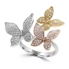 Budget 🎁 5/8 ct. t.w. Diamond Trio Butterfly Ring in 14K Tri Tone Gold by Effy® 🤩