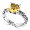 Top 10 🛒 Citrine and White Sapphire Cable Ring in Sterling Silver by Effy® ⌛