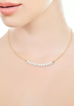 New 🔔 14K Yellow Gold 5.5 Millimeter Freshwater Pearl Necklace by Effy® 🌟 -Effy® Sales Shop Belk 188