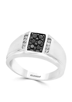 Cheap 😍 Sterling Silver Black Diamond Ring by Effy® 👏