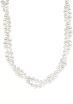 Hot Sale 👏 Sterling Silver Freshwater Pearl Necklace by Effy® ⌛