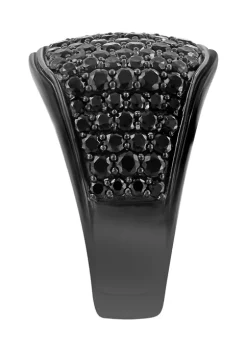 Wholesale 🔔 Men's 3.96 ct. t.w. Black Spinel Ring in Sterling Silver by Effy® 🔔 -Effy® Sales Shop Belk 1914