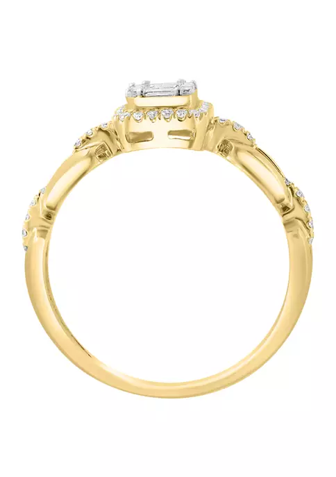 New ❤️ 3/8 ct. t.w. Diamond Ring in 14K Yellow Gold by Effy® 🔥 3 New ❤️ 3/8 ct. t.w. Diamond Ring in 14K Yellow Gold by Effy® 🔥 - Image 3