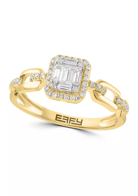 New ❤️ 3/8 ct. t.w. Diamond Ring in 14K Yellow Gold by Effy® 🔥 6 New ❤️ 3/8 ct. t.w. Diamond Ring in 14K Yellow Gold by Effy® 🔥 - Image 6