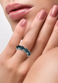 Best Sale 😉 3.8 ct. t.w. Blue Topaz 4 Stone Ring in Sterling Silver by Effy® ⌛ 10 Best Sale 😉 3.8 ct. t.w. Blue Topaz 4 Stone Ring in Sterling Silver by Effy® ⌛ -Effy® Sales Shop Belk 196