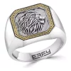 Budget 👏 Men's Lion Ring in Gold Over Sterling Silver by Effy® 🌟