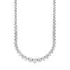 Outlet 😀 2.91 ct. t.w. Diamond Tennis Necklace in 14k White Gold by Effy® 🥰
