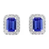 Best Sale 🌟 14K White Gold Diamond and Tanzanite Earrings by Effy® 🔥