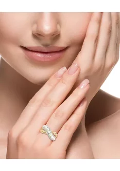 Best deal 🧨 14K Yellow Gold Diamond and Freshwater Pearl Ring by Effy® ⌛ -Effy® Sales Shop Belk 2024