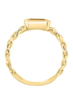 Top 10 🧨 14K Yellow Gold Diamond and Citrine Ring by Effy® 🌟 8 Top 10 🧨 14K Yellow Gold Diamond and Citrine Ring by Effy® 🌟 -Effy® Sales Shop Belk 2077