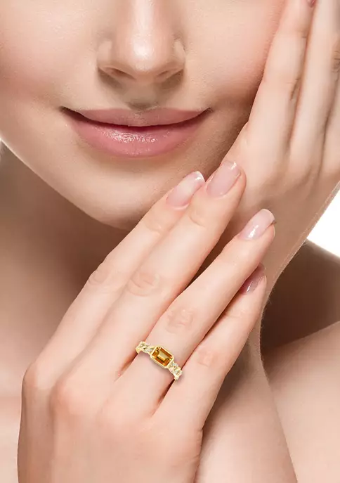 Top 10 🧨 14K Yellow Gold Diamond and Citrine Ring by Effy® 🌟 5 Top 10 🧨 14K Yellow Gold Diamond and Citrine Ring by Effy® 🌟 - Image 5