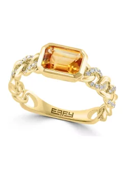 Top 10 🧨 14K Yellow Gold Diamond and Citrine Ring by Effy® 🌟 11 Top 10 🧨 14K Yellow Gold Diamond and Citrine Ring by Effy® 🌟 -Effy® Sales Shop Belk 2079