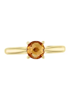 Hot Sale 🎁 3/4 ct. t.w. Citrine Ring in 14K Yellow Gold by Effy® 🥰 -Effy® Sales Shop Belk 2086