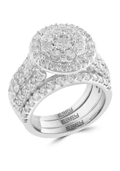 Cheapest 😀 2.93 ct. t.w. Diamond Cluster Ring in 14K White Gold by Effy® 🥰 9 Cheapest 😀 2.93 ct. t.w. Diamond Cluster Ring in 14K White Gold by Effy® 🥰 -Effy® Sales Shop Belk 2100