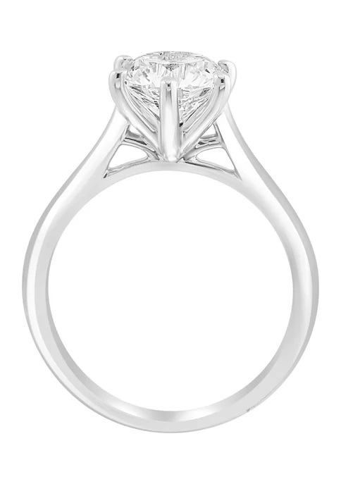 Best Pirce ❤️ Lab Created 14K White Gold Lab Grown Diamond Ring by Effy® 🤩 3 Best Pirce ❤️ Lab Created 14K White Gold Lab Grown Diamond Ring by Effy® 🤩 - Image 3