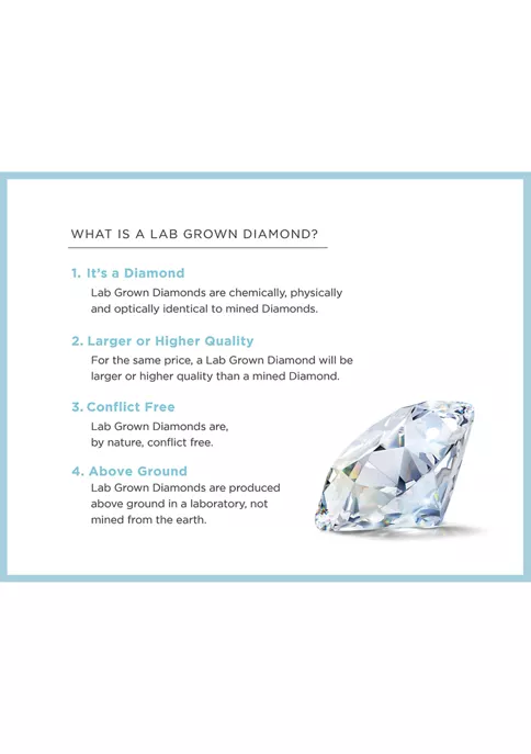 Best Pirce ❤️ Lab Created 14K White Gold Lab Grown Diamond Ring by Effy® 🤩 6 Best Pirce ❤️ Lab Created 14K White Gold Lab Grown Diamond Ring by Effy® 🤩 - Image 6