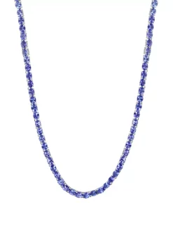 Deals 🔥 Tanzanite Necklace in Sterling Silver by Effy® 🥰 -Effy® Sales Shop Belk 2161