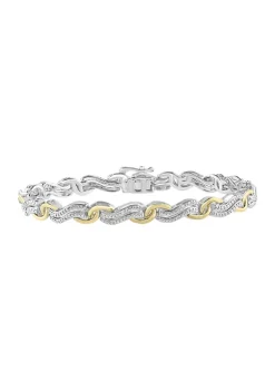 Promo 🎁 Sterling Silver 1/5 ct. t.w. Diamond Bracelet by Effy® 🥰