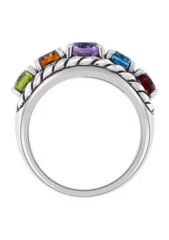 Best Sale 🎁 Sterling Silver 6.46 ct. t.w. Amethyst, Blue Topaz, Citrine, Garnet, and Peridot Ring by Effy® 🤩 6 Best Sale 🎁 Sterling Silver 6.46 ct. t.w. Amethyst, Blue Topaz, Citrine, Garnet, and Peridot Ring by Effy® 🤩 -Effy® Sales Shop Belk 2175