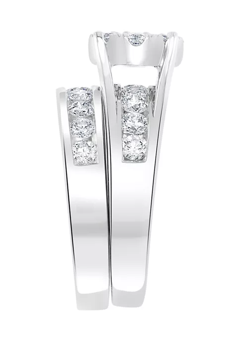 Wholesale ⭐ 14k White Gold 1.96 ct. t.w. Diamond Ring Set by Effy® 🔥 3 Wholesale ⭐ 14k White Gold 1.96 ct. t.w. Diamond Ring Set by Effy® 🔥 - Image 3