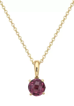 Budget 😍 14K Yellow Gold 1.06 ct. t.w. Garnet Pendant by Effy® 🔔 -Effy® Sales Shop Belk 2213