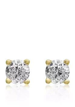 Best reviews of 🔥 1/6 ct. t.w. Classic Diamond Stud Earrings in 14K Yellow Gold by Effy® 🛒