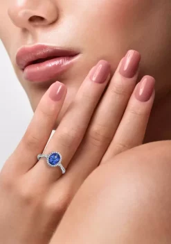 Buy 👏 1.57 ct. t.w. Tanzanite and 1/5 ct. t.w. Diamond Ring in 14K White Gold by Effy® 🥰 -Effy® Sales Shop Belk 228