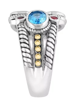 Cheap 🥰 Amethyst, Blue Topaz, Citrine, and Pink Tourmaline Ring in 18K Sterling Silver by Effy® 😉 6 Cheap 🥰 Amethyst, Blue Topaz, Citrine, and Pink Tourmaline Ring in 18K Sterling Silver by Effy® 😉 -Effy® Sales Shop Belk 2286