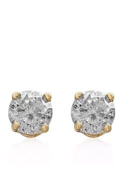 Cheap 🧨 3/4 ct. t.w. Classic Diamond Stud Earrings in 14K Yellow Gold by Effy® 🔥