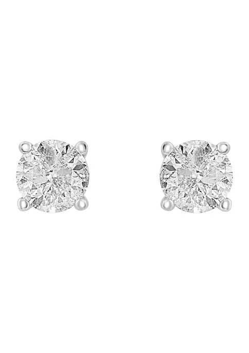 Cheap ✨ 14K White Gold Diamond Earrings by Effy® 🎁 2 Cheap ✨ 14K White Gold Diamond Earrings by Effy® 🎁 - Image 2