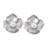 Best Sale 🎁 925 Sterling Silver Freshwater Pearl Flower Earrings by Effy® 🧨