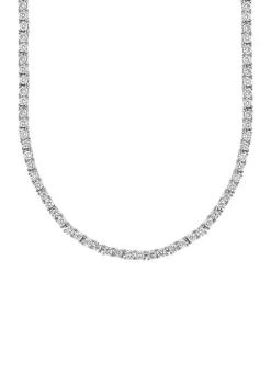 Flash Sale 😍 Diamond Tennis Necklace in 14K White Gold by Effy® 🔥