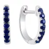 New 👍 Natural Sapphire Earrings in 14K White Gold by Effy® 🤩