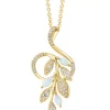 Promo 👏 14K Yellow Gold Diamond and Opal Pendant Necklace by Effy® 🎁