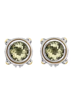 Best Pirce 🔥 7.1 ct. t.w. Green Amethyst Earrings in Sterling Silver by Effy® 🌟 -Effy® Sales Shop Belk 2357