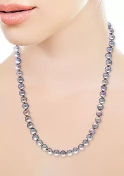 Promo 💯 6-7 Millimeter Gray Freshwater Pearls Necklace by Effy® 🎁 -Effy® Sales Shop Belk 24