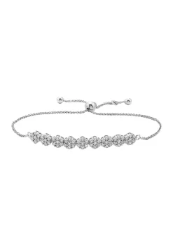 Budget 🥰 Sterling Silver 1/5 ct. t.w. Diamond Miracle Set Bracelet by Effy® ✔️
