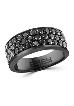 Brand new 🔔 Men's Sterling Silver Black Spinel Ring by Effy® 🌟 -Effy® Sales Shop Belk 2490