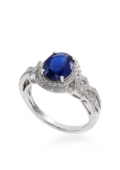 Top 10 🧨 14k White Gold Diamond and Sapphire Ring by Effy® 🧨