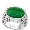 Deals 😀 Men's 6 ct. t.w. Malachite Ring in Sterling Silver by Effy® ⭐