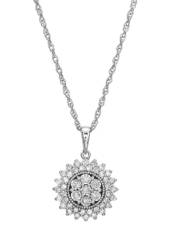 Best reviews of ✨ 1/2 ct. t.w. White Diamonds Necklace in Sterling Silver by Effy® 🛒 -Effy® Sales Shop Belk 2647