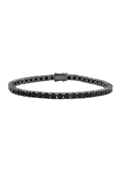 Hot Sale 🔥 Sterling Silver Black Spinel Bracelet by Effy® 🌟