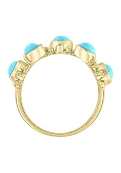 Top 10 👏 1/10 ct. t.w. Diamond and 1.65 ct. t.w. Turquoise Ring in 14K Yellow Gold by Effy® 🧨 6 Top 10 👏 1/10 ct. t.w. Diamond and 1.65 ct. t.w. Turquoise Ring in 14K Yellow Gold by Effy® 🧨 -Effy® Sales Shop Belk 2675
