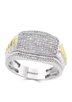 Buy 🎁 1/2 ct. t.w. Diamond Ring in Sterling Silver and 14k Yellow Gold by Effy® 😍