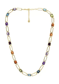 Best Pirce ⭐ 18.3 ct. t.w. Mixed Semi Precious Stone Necklace in 14K Yellow Gold by Effy® 👍