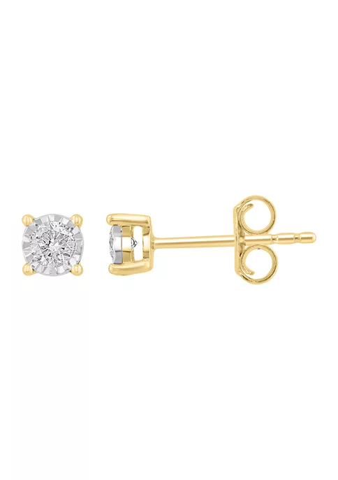Coupon ⭐ Diamond Stud Earrings in 14K White and Yellow Gold by Effy® 🧨 3 Coupon ⭐ Diamond Stud Earrings in 14K White and Yellow Gold by Effy® 🧨 - Image 3