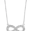 Best reviews of ✨ 1/4 ct. t.w. Diamond Miracle Set Infinity Necklace in Sterling Silver by Effy® 🤩
