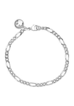 Cheapest 🥰 Men's 8.5" Sterling Silver Figaro Bracelet by Effy® 👏